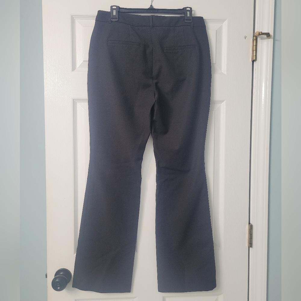 White House Black Market Black Flare Pants - Picture 3 of 5